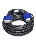 Cabo Vga Macho + Vga Macho 15m Preto 30awg