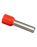 Terminal Tubular Ilhós 10mm Longo Pré-isolado - Kit 10 Pçs