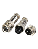 conector circular de aviação mike femea de 5 vias