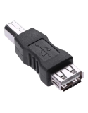 Adaptador Usb A Femea X Usb B Macho Para Impressora