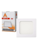 Led 6w Quadrado 6500k Branco Frio Bivolt AAATop