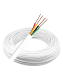 Cabo de Alarme 4 Vias Interfone Fechadura Eletrônica 100m